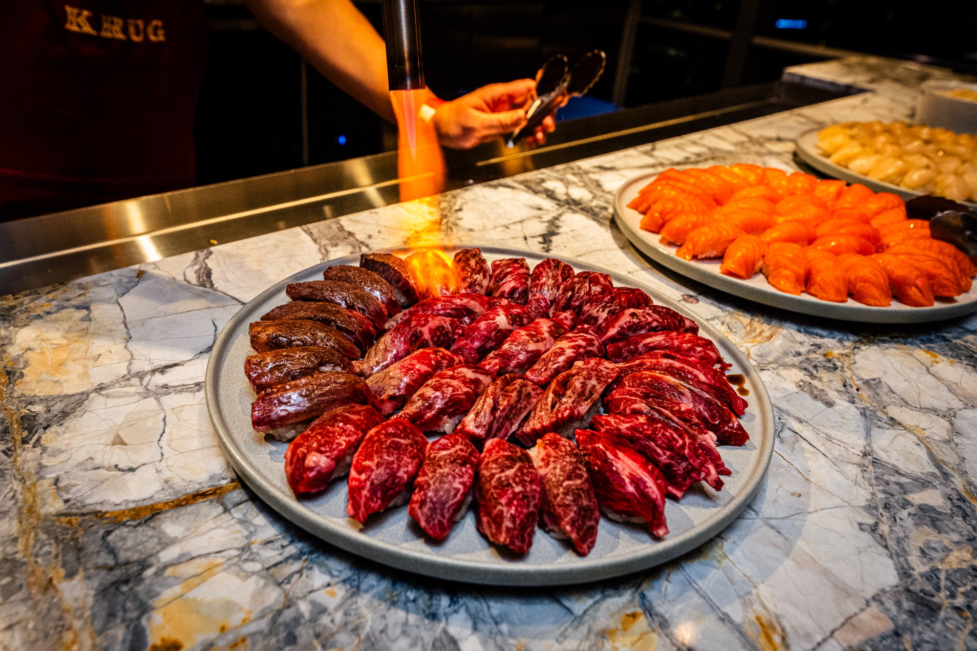 Wagyu Beef Sushi — Krug Omakase - Time Phantom Productions