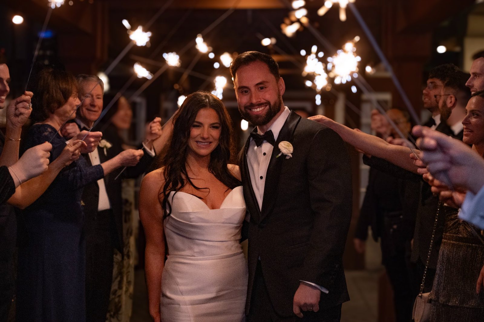 Sparkler Exit — Black Tie Wedding - Time Phantom Productions